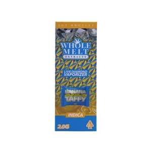 whole melt banana Taffy 2g disposable